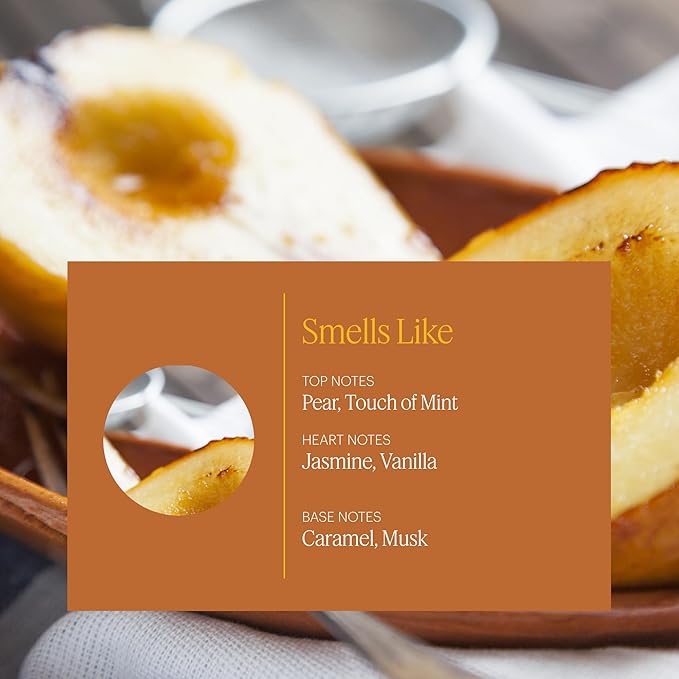 Aera Pear Brulee - Essential Oil for Home - Delightful and Delicious Fragrance - Notes of Vanilla and Hazelnut - Scent Refill - Works with The Aera Diffuser