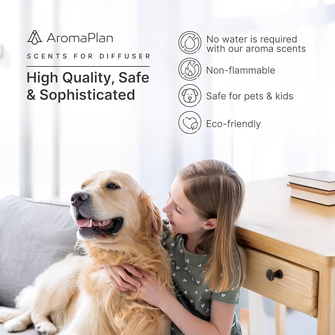 Aromaplan Hotel Scents Inspired by A+F Fierce 16 Fl Oz (473ml), Home Luxury Aroma & Hotel Diffuser Oil- Hotel Diffuser Oil for Aromatherapy- USA Made, Bigger Bottle, Bolder Aroma & Longer Lasting