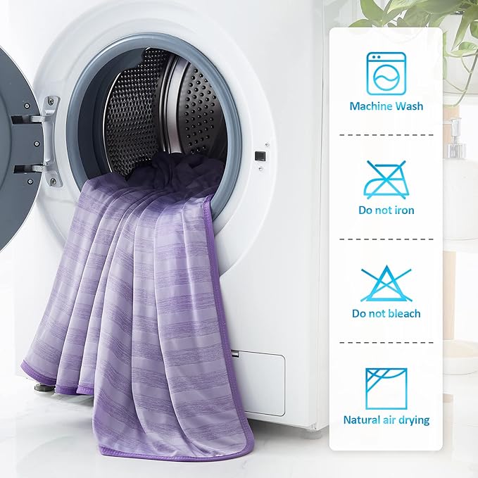Guohaoi Cooling Blanket (90"x108"King Size) for Hot Sleepers,Absorbs Heat to Keep Body Cool for Night Sweats,100% Oeko-Tex Certified Cool Fiber,Breathable,Comfortable,All-Season.