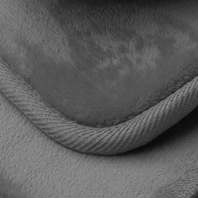 Clara Clark 2 Piece Bathroom Rugs Bath Mat Set, Velvet Memory Foam Bath Mats for Bathroom - Non-Slip, PVC Backing Bath Rugs, Washable - Dries Quickly, Hunter Green