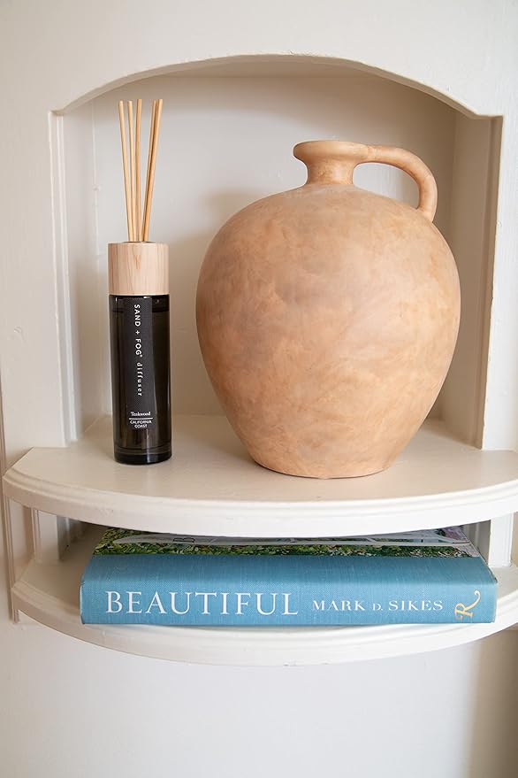Sand + Fog Teakwood Reed Diffuser | Made with Essential Oils | Fill Your Home with The Your Favorite Luxurious Fragrance