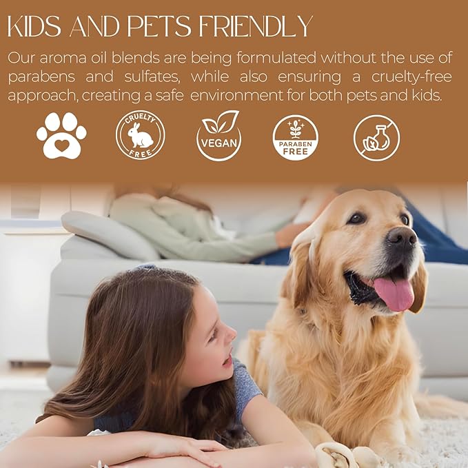 Mystic Romance Santal Premium Home Fragrance Oil - for Aroma Oil Diffusers and Burner Oil Lamps (120mL, Glass)