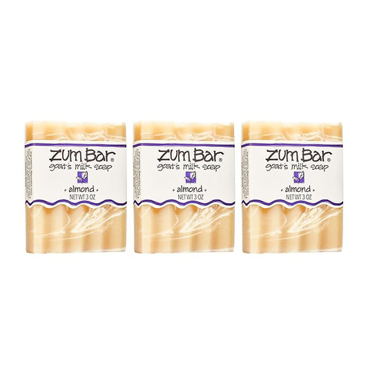 Zum Bar Goat's Milk Soap - Almond - 3 oz (3 Pack)