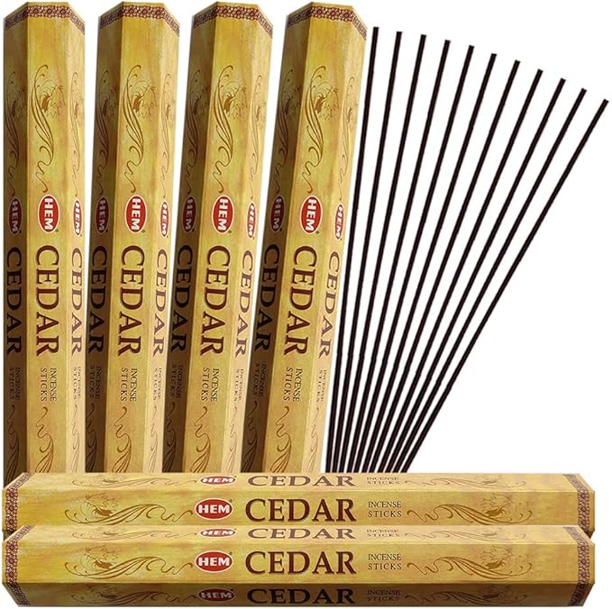 TRUMIRI Cedar Incense Sticks & Holder Bundle