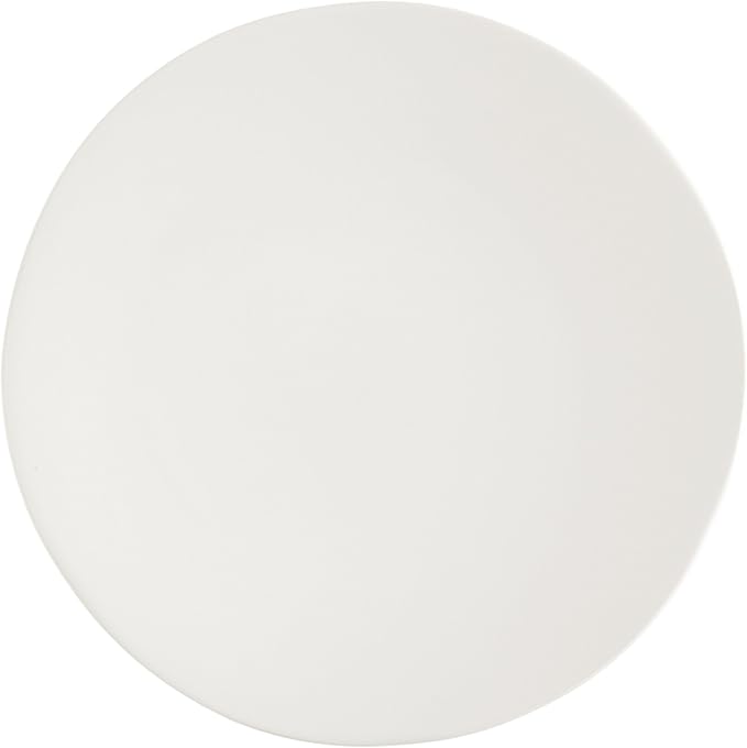 Fortessa Vitraluxe Dinnerware Heirloom Matte Finish Dinner Plate 10.75-Inch, Linen, Set of 4
