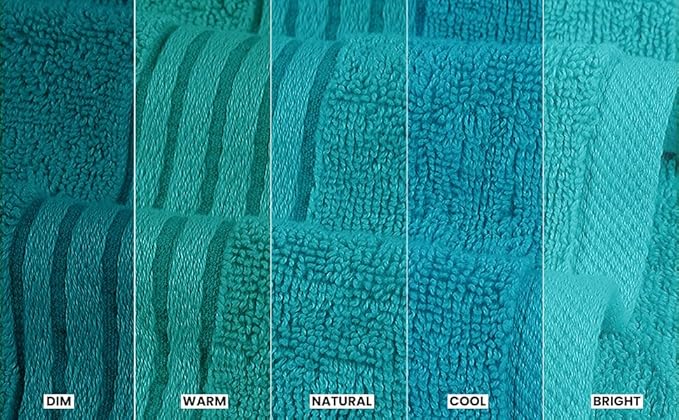 Utopia Towels 6 Piece Premium Hand Towels Set, (16 x 28 inches) 100% Ring Spun Cotton, Lightweight and Highly Absorbent Towels for Bathroom, Travel, Camp, Hotel, and Spa (Turquoise)