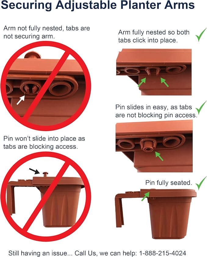 Apollo Exports International AP-30310 24" Adjustable Railing Planter, Ratan Look, Green