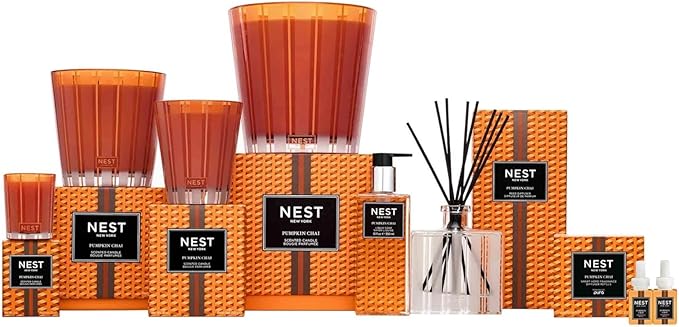 NEST New York Smart Home Fragrance Diffuser Refill Smart Vials, Pumpkin Chai - Set of 2 - Designed for NEST x Pura 3 and NEST x Pura 4 Diffusers - Cruelty Free, Vegan - Made in USA