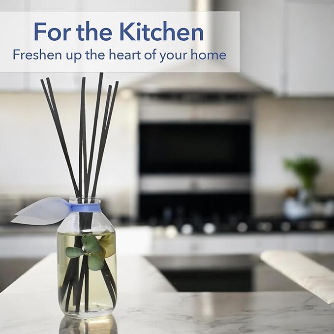 LOVSPA English Garden Reed Diffuser Sticks Gift Set - Real Hydrangea Flowers in The Bottle - Jasmine, Rose, Hyacinth & Lily of The Valley Scented Room Freshener - Made in The USA