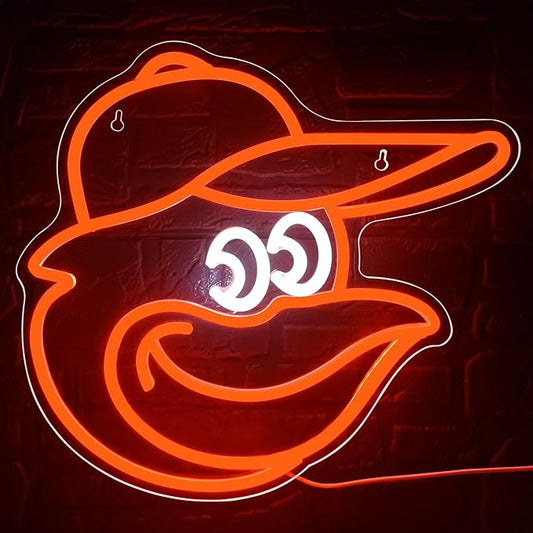 Baseball Neon Sign for Wall Decor Baseball Neon Light Baseball Sport Led Neon Sign for Man Cave,Boys'Room,Club,Pub,Birthday Christmas Signs for Sports Fans,Man,Boys,Size 13.9 * 13.2inch(XD184)