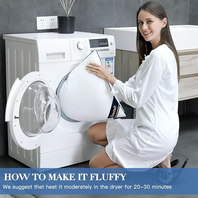 OTOSTAR Bed Pillows for Sleeping 2 Pack King Size Cooling Pillows Luxury Sleeping Pillow 3D Microfiber Filling Breathable Cover Soft Hotel Collection Pillows for Back Side or Stomach Sleepers