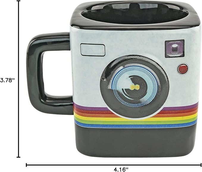 Instant Camera Ceramic Mug, 9oz - Fairly Odd Novelties - Fun Hipster Coffee & Tea Cup