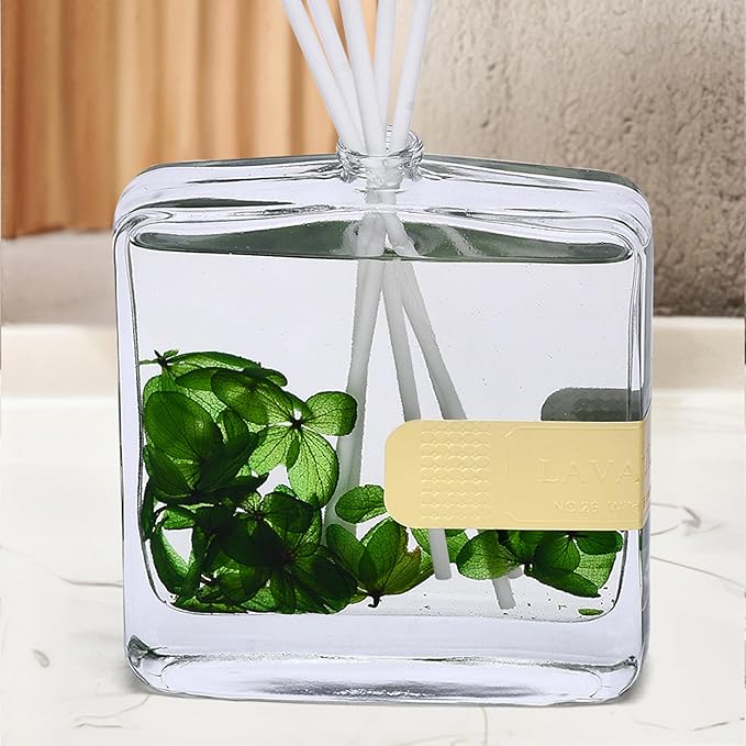 Reed Diffuser for Bathroom, Home, Office, Living Room, Bathroom- Fragrance Gift Set - Essential Oil Diffusers for Aromatherapy - Home Fragrance Diffuser - Room Aroma - Wild Bluebell Scent