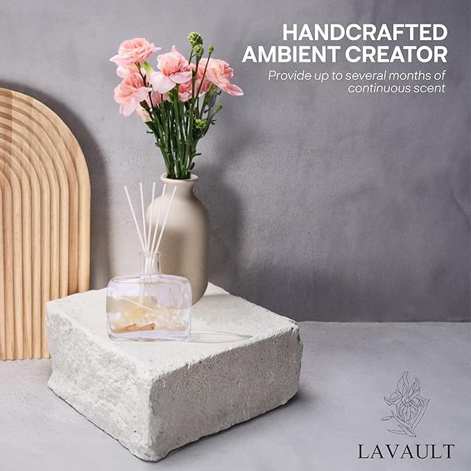 Reed Diffusers for Home - Long-Lasting Room Fresheners - Home Fragrance Diffuser - Scented Oil Diffuser for Aromatic Home - Bathroom Air Diffuser - Chance Scent - 7.4 oz