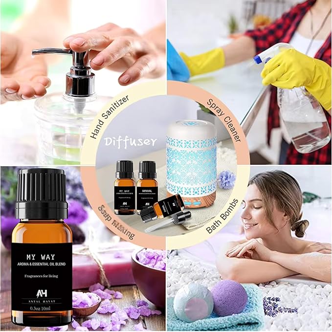 Hotel Diffuser Oil Inspired by The Baccarat Hotel Scent 10 mL - Home Luxury Scents - Luxury Hotel Scent Diffuser Oil with Saffron and Jasmine - Baccarat Rouge 540 Scent Glass Bottle with Dropper