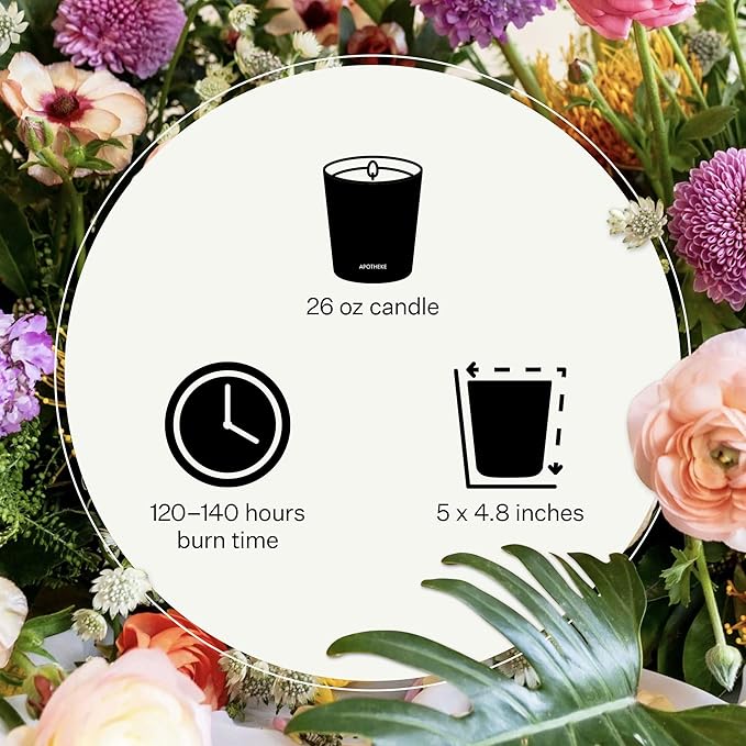 Apotheke 3-Wick Candles (Earl Grey Bitters, 3-Wick)