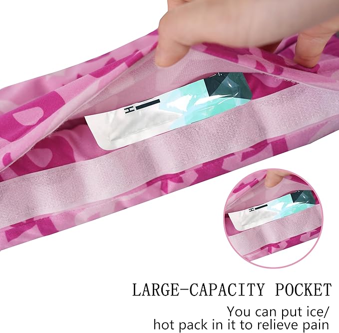 Mastectomy Pillow, Hysterectomy Pillow, Post Heart Surgery Seatbelt Pillow, C Section Recovery Pillow, Port Pillow for Chemo Patients, Pacemaker Seatbelt Protection, Breast Cancer Gifts for Women