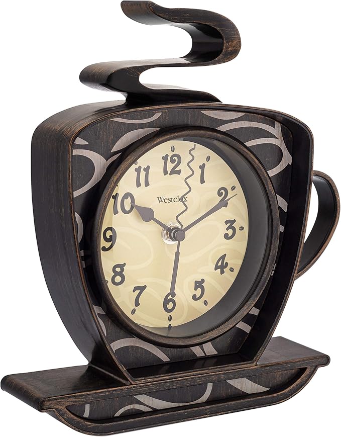 Westclox 10.25” Coffee Cup, 3-D Wall Clock – Model# 32038