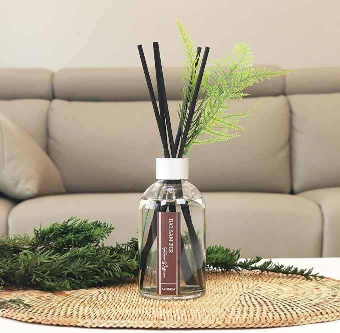 Aronica Modern Christmas Décor, Christmas Smells for House, Holiday Pine Aesthetic Diffuser, Simple Scents Evergreen Trees Boho, Cozy Office Decor for Holiday, Winter Bathroom Decor