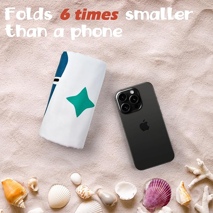 Kids Beach Towel - Cute Day Dream Bear Design, Soft and Absorbent, Perfect for Bath, Pool, and Beach - Embrace Playful Imagination and Comfort