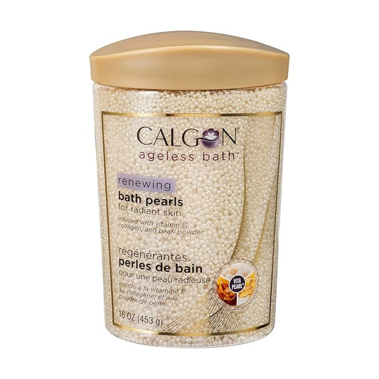 Calgon Ageless Bath Series Renewing Pearls, 16 oz.