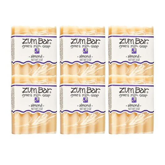 Zum Bar Goat's Milk Soap - Almond - 3 oz (6 Pack)