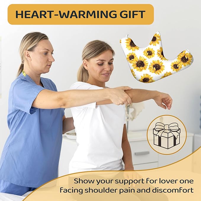 Rotator Cuff Pillow Post Shoulder Surgery Recovery Supplies Pillow,Providing Support for Post-Surgery Shoulder Comfortable Cotton Bag Pillow With an Detachable Design Post Surgery Shoulder Pillow