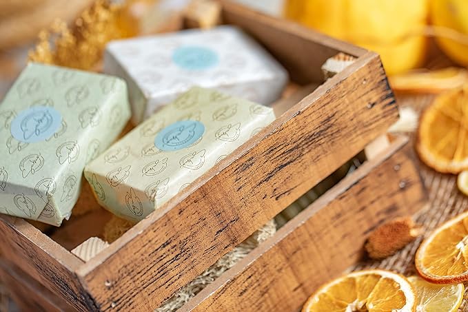 SABUN CO. Eucalyptus Oil Glycerin Soap -100% Handcrafted, Vegan, Moisturizing Natural Bar Soap - Fresh, Minty Scent - Face, Body & Hair Bar [4.23 oz - 120 gr]