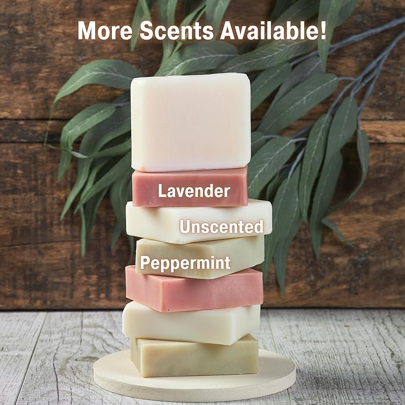 All Natural Rosemary Soap | Natural Soap for Women and Men for Body, Face, and Hands | Handmade Soap | Coconut & Almond Oils with Shea Butter Rosemary (Pack of 4)