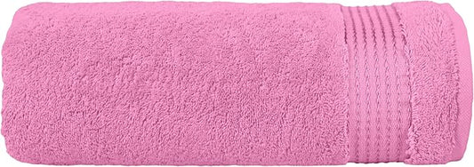 Elegant Comfort Premium Turkish Cotton 1 Piece Jumbo Bath Towel - 35 x 70 inch, Luxurious Hotel Spa Quality 100% Turkish Cotton Large Bath Towel - Highly Absorbent - Soft Bathroom Towel, Light Pink