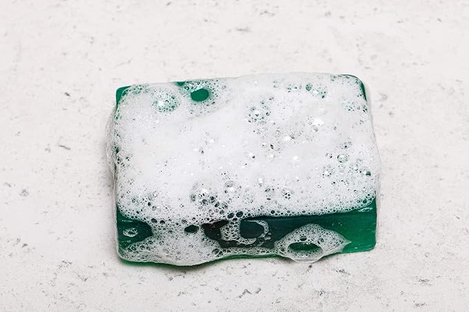 SABUN CO. Eucalyptus Oil Glycerin Soap -100% Handcrafted, Vegan, Moisturizing Natural Bar Soap - Fresh, Minty Scent - Face, Body & Hair Bar [4.23 oz - 120 gr]