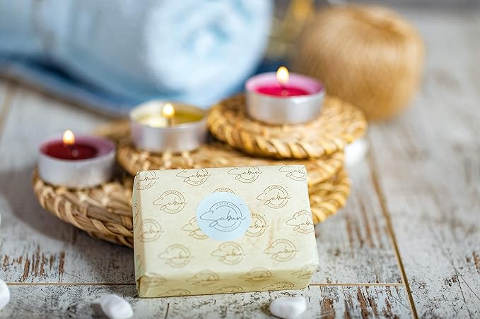 SABUN CO. Milk & Honey Soap Bar - 100% Handcrafted, pH Balanced, Moisturizing Natural Glycerin Soap - Face, Body & Hair Bar [4.23 oz - 120 gr]