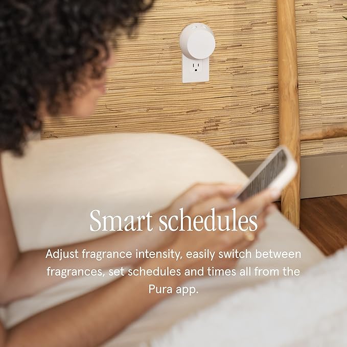 Pura & Guy Fox Home Scent Refill - Smart Home Air Diffuser - Up to 120-Hours of Premium Fragrance per Refill - Household & Apartment Essential - Clean Diffuser Fragrance - 2 Pack, SoHo