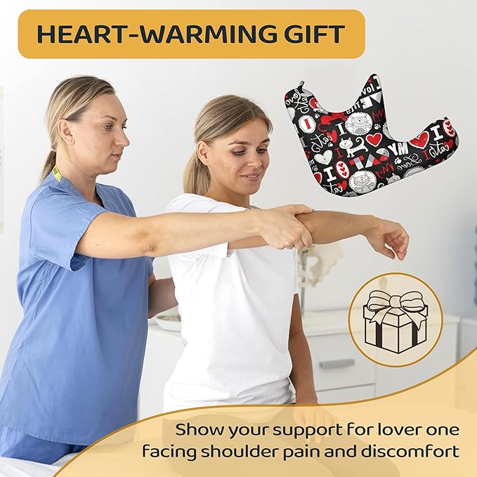 Rotator Cuff Pillow Post Shoulder Surgery Recovery Supplies Pillow,Providing Support for Post-Surgery Shoulder Comfortable Cotton Bag Pillow With an Detachable Design Post Surgery Shoulder Pillow