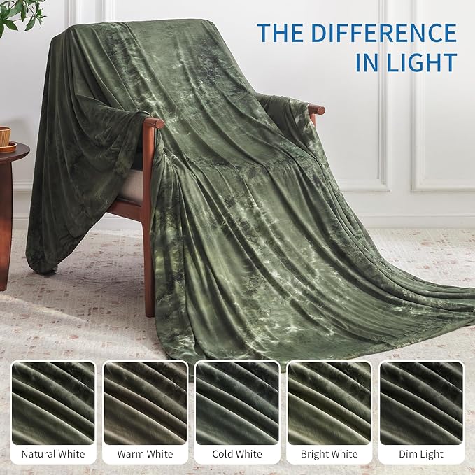 Guohaoi Cooling Blanket (90"x108"King Size) for HotSleepers,Decortive Tie Dye,Absorbs Heat to Keep Body Cool for Night Sweats,Arc-Chill Q-Max >0.5Cool Fiber,Keep Cool,All-Season.