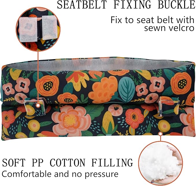 Mastectomy Pillow, Hysterectomy Pillow, Post Heart Surgery Seatbelt Pillow, C Section Recovery Pillow, Port Pillow for Chemo Patients, Pacemaker Seatbelt Protection, Breast Cancer Gifts for Women