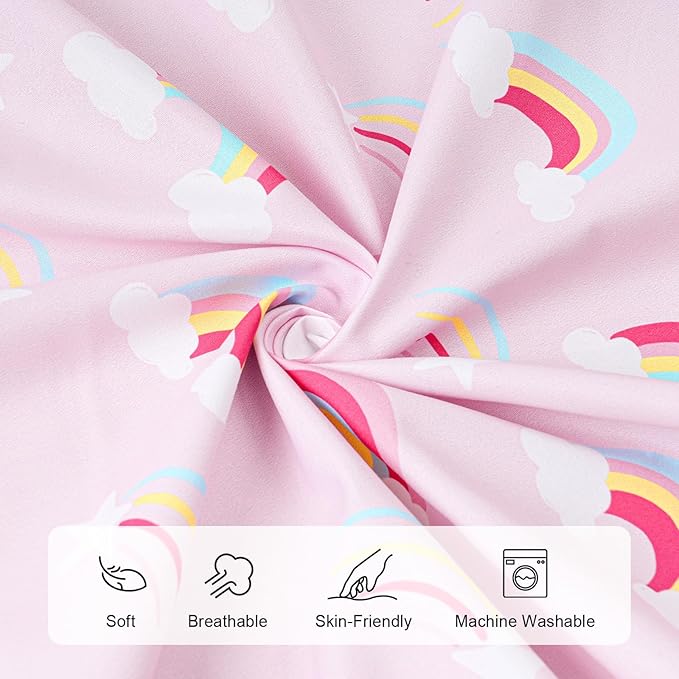 david's kids 3 Pack Bassinet Sheets, Ultra Soft Breathable Comfortable Baby Sheet Set for Boys Girls Neutral, Univeral Fit for Most Cradle and Bassinet Mattress, Rainbow