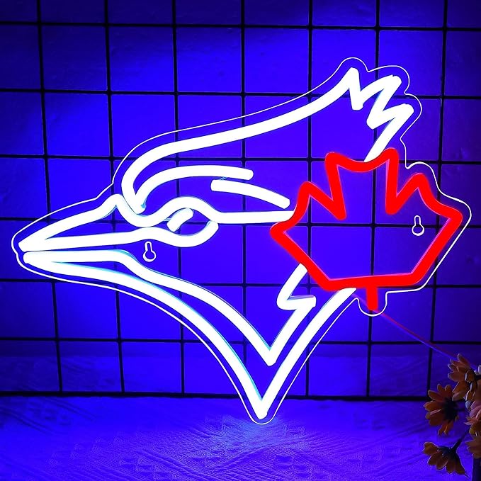 Baseball Neon Sign for Wall Decor Baseball Neon Light Baseball Sports Led Neon Signs for Man Cave,Club,Boys'Room,Pub,Birthday Christmas Signs for Sports Fans,Man,Boys,Size 13.8 * 11inch(FMXD192)