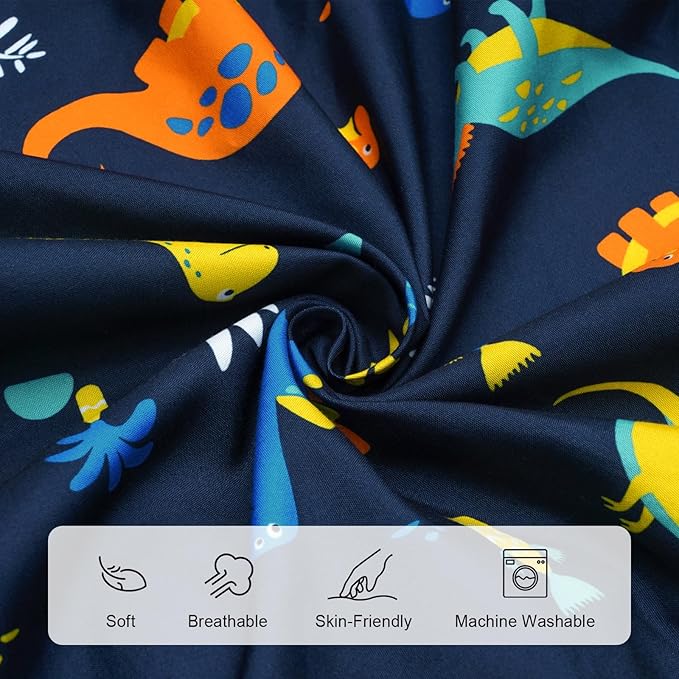 david's kids 3 Pack Mini Crib Sheets, Premium Pack N Play Sheets for Boys Girls Neutral, Soft Breathable Baby Sheets Fit Pack N Play, Playard and Mini Crib Mattresses, Dinosaur