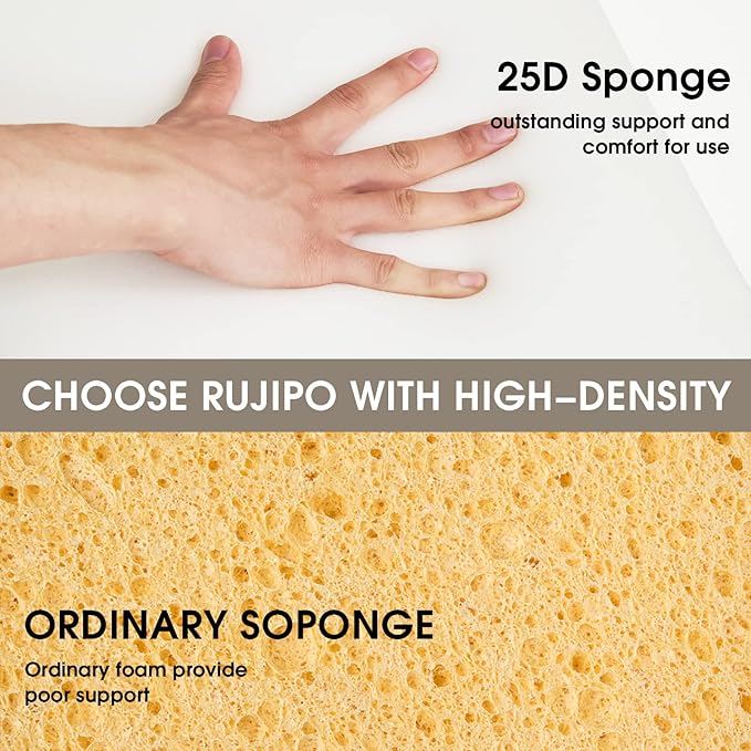 Queen Size (60"x10"x6") Bed Wedge Pillow For Headboard, Bed Gap Filler, Noodle Mattress Wedge Pillow Triangle For Sleeping To Fill The Gap (0-8") Between Headboard and Mattress, (Dark Grey, Queen)