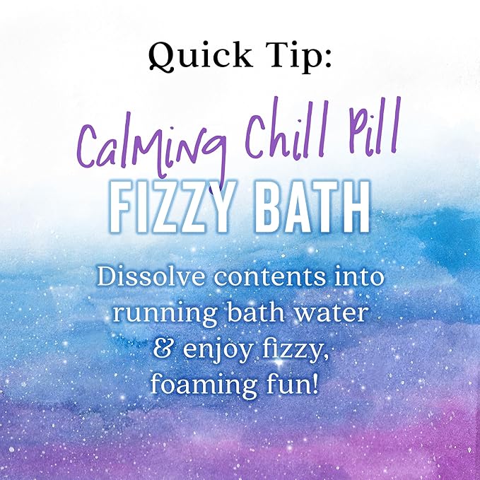 Aura Cacia Calming Chill Pill Fizzy Bath 2.5oz (Pack of 2)