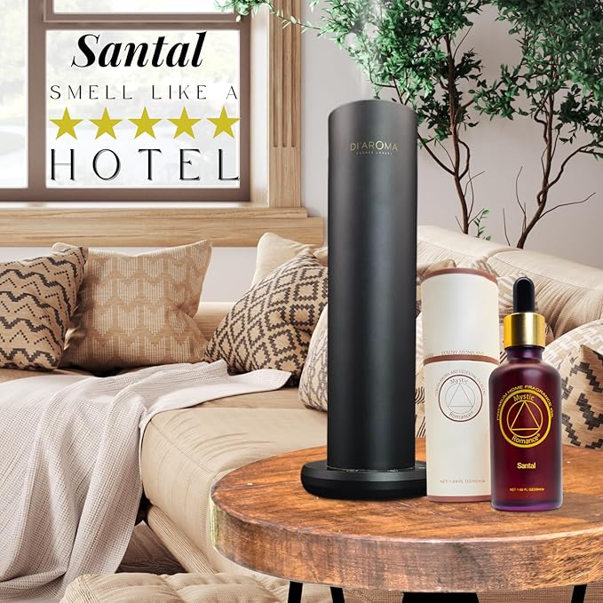 Mystic Romance Santal Premium Home Fragrance Oil - for Aroma Oil Diffusers and Burner Oil Lamps (50ml, Glass)