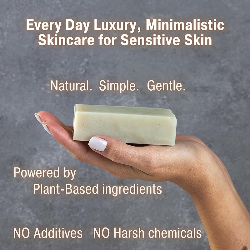 All Natural Peppermint Soap – Natural Soap for Women and Men for Body, Face, and Hands – Vegan Soap – Coconut & Hempseed Oils with Shea Butter (Peppermint -Pack of 4)