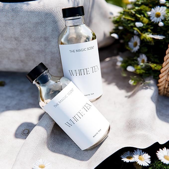 White Tea Oils for Diffuser - HVAC, Cold-Air, & Ultrasonic Diffuser Oil Inspired by The Tranquility of a Spa Resort - Essential Oils for Diffusers Aromatherapy - 4 fl oz, 120 mL