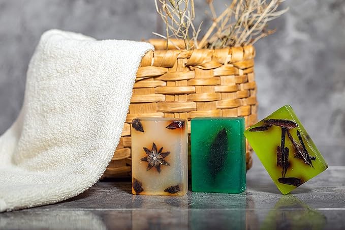 SABUN CO. Eucalyptus Oil Glycerin Soap -100% Handcrafted, Vegan, Moisturizing Natural Bar Soap - Fresh, Minty Scent - Face, Body & Hair Bar [4.23 oz - 120 gr]