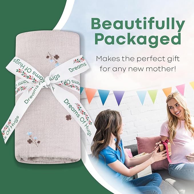 Extra Soft Muslin Fitted Crib Sheets 100% Cotton Baby Crib Sheets for Standard Crib Mattress | 28 X 52 Inches