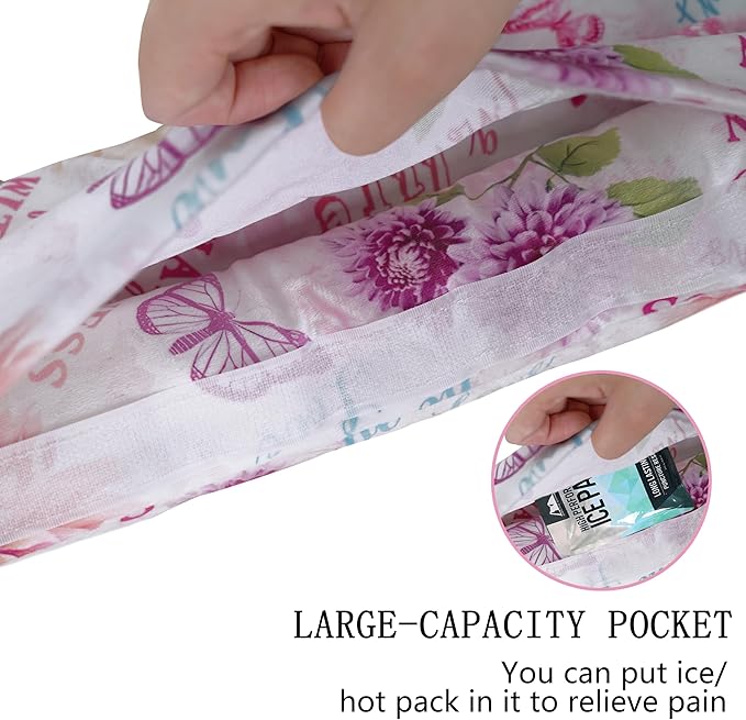 Mastectomy Pillow, Hysterectomy Pillow, Post Heart Surgery Seatbelt Pillow, C Section Recovery Pillow, Port Pillow for Chemo Patients, Pacemaker Seatbelt Protection, Breast Cancer Gifts for Women