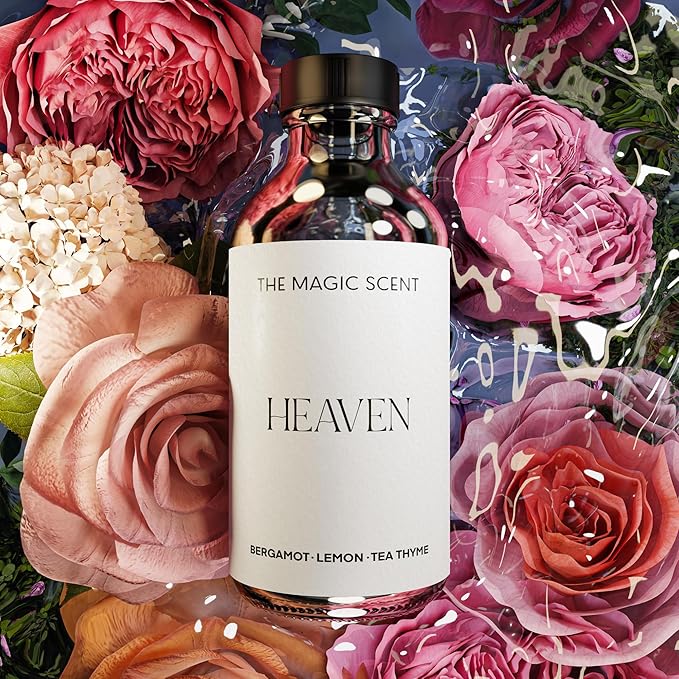Heaven Hotel Scent Diffuser Oil - Cold-Air & Ultrasonic Fragrance Oil for Diffuser Inspired by The Aria Hotel, Las Vegas - Essential Oils for Diffusers Aromatherapy - 4 fl oz, 120 mL