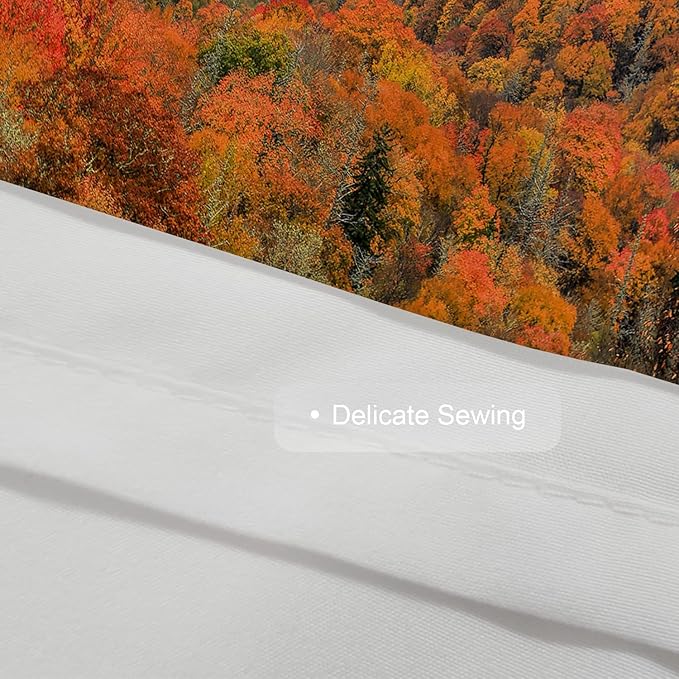 BaoNews Orange Natural Smoky Mountains Tapestry,Landscape Blue Sky Large Wall Hanging Polyester Tablecloths Tapestry Bedroom Room Living Room Dorm 51.2 x 59.1 inches