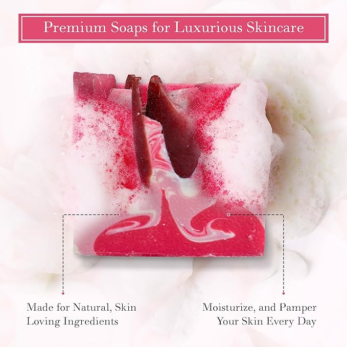 FinchBerry Year of Soap Set - Natural Shea and Coconut Oil, Rich Scents and Lush Lather, Ideal Gift Box for Everyday Comfort and Self-Care - 12 Handmade Bars, 4.5 oz Each